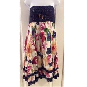 Brand New Strapless Dress- Medium